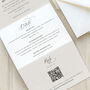 Romantic Script Concertina Wedding Invitation, thumbnail 5 of 7