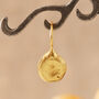 Matt 18 K Gold And Silver Pumpkin Seed Earrings, thumbnail 5 of 9