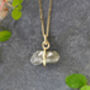 Natural Rough Diamond Necklace In 18k Yellow Gold, thumbnail 1 of 5