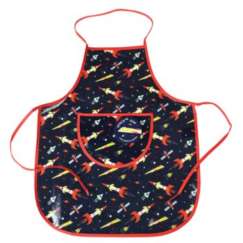 Kids Wipeable Oilcloth Apron, 3 of 4