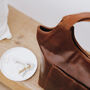Leather Shoulder Bag With Slip Pocket, thumbnail 3 of 7