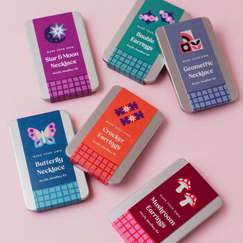 Celestial Star And Moon Necklace Making Kit, Diy Jewellery Craft Kit, 7 of 7