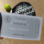 Padel Or Tennis Lovers Personalised Father's Day Gift, thumbnail 3 of 9