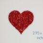Butterfly Anniversary Red Butterfly Heart Card, Not 3D, thumbnail 9 of 12