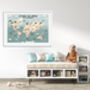 Personalised Animal World Map Print, thumbnail 3 of 5