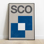 Scotland Flag Travel Print, thumbnail 1 of 2