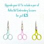 Cherry Blossom Embroidery Kit, thumbnail 6 of 8