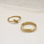 Single Knot Ring Gold, thumbnail 7 of 9