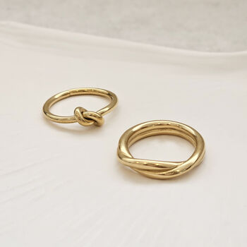 Single Knot Ring Gold, 7 of 9