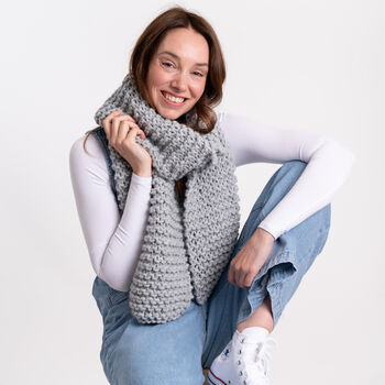 Gaia Scarf Knitting Kit, 3 of 10
