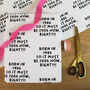 'Born in…' Funny Year, Personalised Wrapping Paper, thumbnail 1 of 3