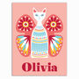 Butterfly Cat Personalised Metal Print, thumbnail 3 of 8