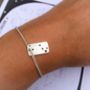 Personalised Constellation Mini Dog Tag Bracelet, thumbnail 1 of 3