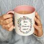 You Are 'Blooming Lovely' Ceramic Mug, thumbnail 1 of 3
