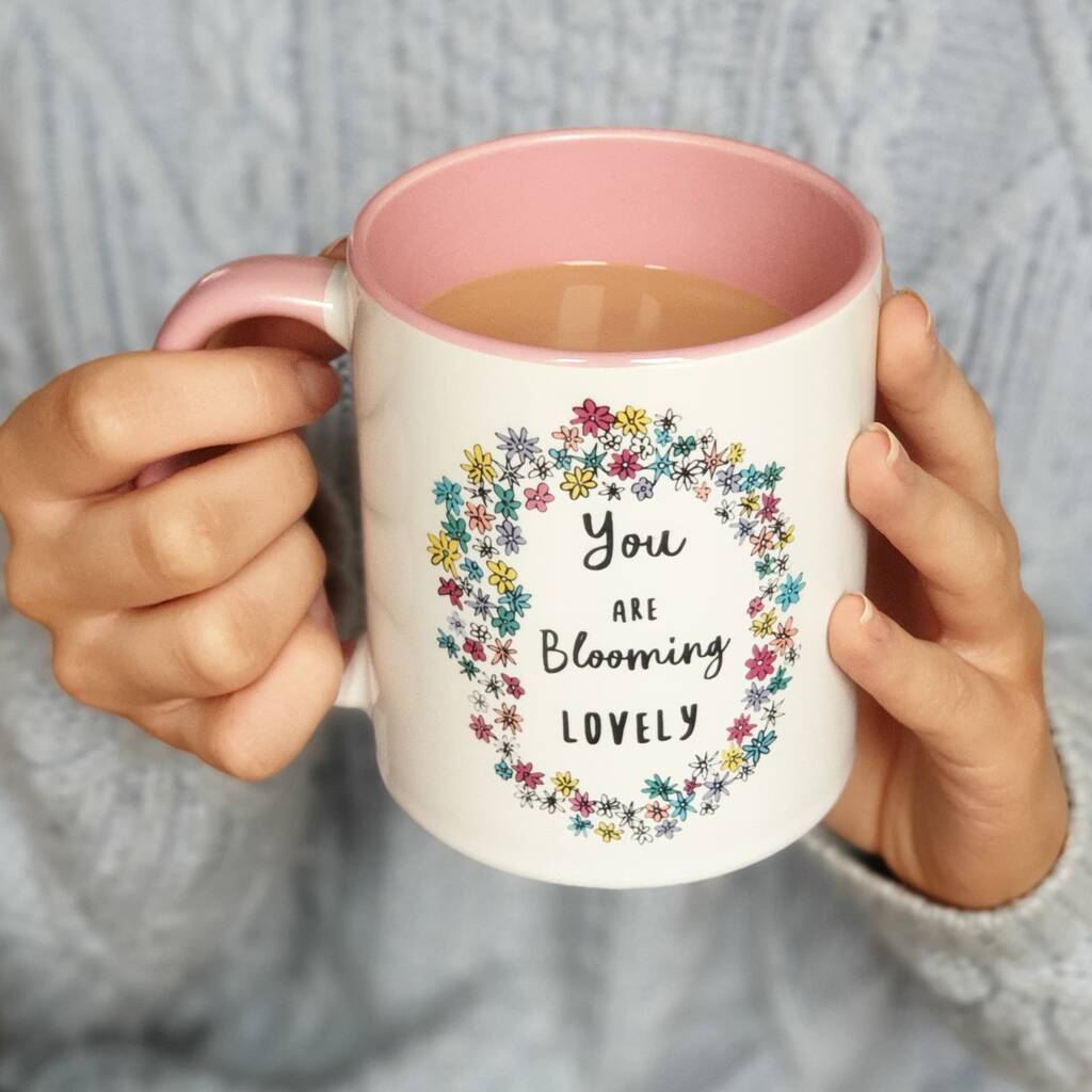 You Are 'Blooming Lovely' Ceramic Mug, 1 of 3
