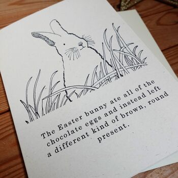 Joke 'Easter Bunny' Card, 2 of 5