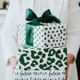 Christmas Green Spotty Luxury Wrapping Paper, thumbnail 4 of 8