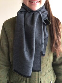 Scarf Grey Soft And Warm, 2 of 5