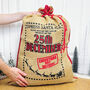 Santa Mail Eco Jute Christmas Sack Christmas Gift Sack, thumbnail 1 of 8