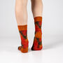 Bamboo Socks | Autumn Socks | Landscape Socks | Forest Socks | Novelty Socks, thumbnail 3 of 5