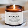 Zodiac Candle For Cancer Birthday Gift, thumbnail 5 of 8