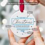 First Christmas Engaged Ornament Custom Names, thumbnail 7 of 7