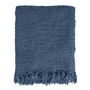 Indigo Solid Throw, thumbnail 3 of 3