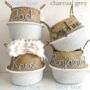 Personalised Dipped Seagrass Nursery Basket, thumbnail 5 of 9