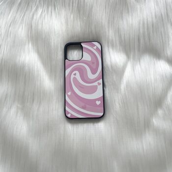 Swirls And Hearts Phone Case, 3 of 5