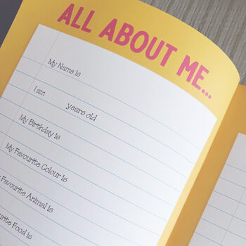 Personalised Little Book Of Me, 2 of 4