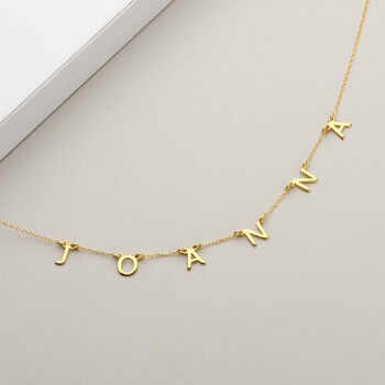 Letter Name Necklace, 5 of 7