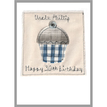 Personalised 21st Birthday Cupcake Card For Him, 3 of 8