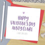 Aunty Valentine's Day Card, thumbnail 2 of 3