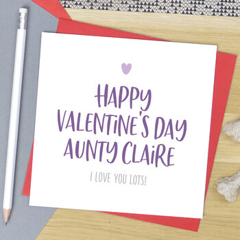 Aunty Valentine's Day Card, 2 of 3
