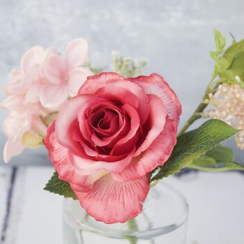 Rose Bouquet In Glass Vase, 6 of 12