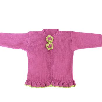 Hand Knitted Cardigan For Girls, 4 of 4