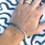 Ombre Om Beads Agate Tassel Bracelet, thumbnail 5 of 9