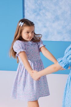 Mini Flower Dress With Hair Miniclips Accessory, 2 of 4