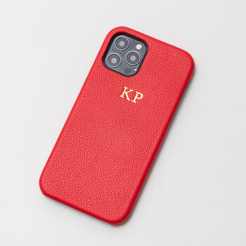 Personalised Vegan Leather Phone Case, 2 of 8