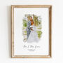 Personalised Wedding Portrait, Wedding Gift, thumbnail 3 of 8