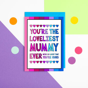 Loveliest Mum Card, 2 of 2