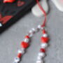 Love Aesthetic Personalised Beaded Phone Charm, thumbnail 5 of 5