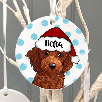 Christmas Personalised Dog Decoration, 9 of 12