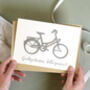Personalised Bicycle Retirement Card For Her, thumbnail 1 of 1