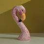 G Decor Graceful Tropics Ceramic Flamingo Vase, thumbnail 2 of 4