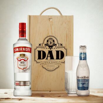 Best Dad Vodka Gift Set With Custom Lid, 3 of 9