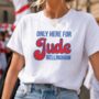 Only Here For Jude Bellingham England Football T Shirt, thumbnail 1 of 2