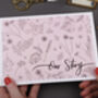 Pink Floral 'Our Love Story' Book, thumbnail 1 of 9