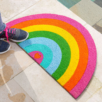 Rainbow Shape Doormat, 2 of 5