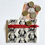 Shakespeare Coin Purse. Cotton Pouch, thumbnail 4 of 4